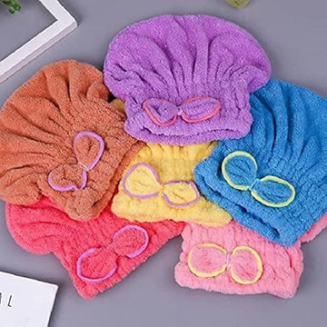 Bathroom Shower Cap Dry Hair Cap Hair Drying Towel Shower Cap Dry Hair Cap Bathroom Accessories Kitchen Oil-proof Cap