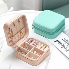 Mini Leather Square Jewellery Box