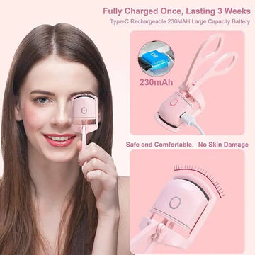 Rechargeable Heating Eyelashes Curler