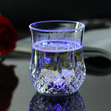 Led Glowing Mug Glass Water Liquid Inductive Rainbow Color