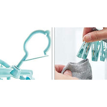 Plastic Foldable Undergarments Hanging Dryer Clothes Clips Hanger Drying Rack..