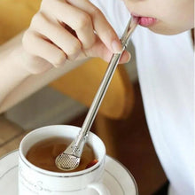 Steel Filter Spoon Straw