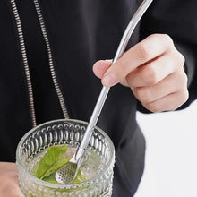 Steel Filter Spoon Straw