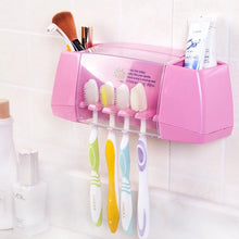 5 Toothbrush Holder Storage Box Tooth Brush Toothpaste Holder Organizer Bathroom Wall Mount