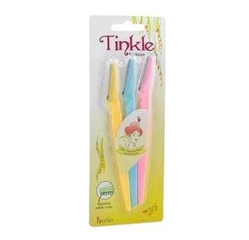 Pack of 3  -  Tinkle Eyebrow Razor, Hair Trimmer Shaver And Tough Up Tool, Facial Razor For Girls..