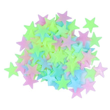 100 Pcs Colorful Glow in the Dark Stars 999Only