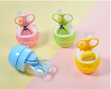 4pcs/set Nail Care Set Baby Nail Clipper Safe Booger Clip Baby Care Set Infant Portable Nail clipper Cute Clipper Scissors cutter 999Only