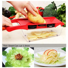 6 In 1 Vegetable Cutter with Steel Blade Slicer Potato Peeler Carrot Cheese Grater Vegetable 999Only