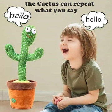Cactus Singing, Dancing, Twisting & Learn To Speak Plush Toy
