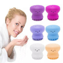 Octopus Shape Softly Silicone Mini Facial Cleansing Brush 999Only